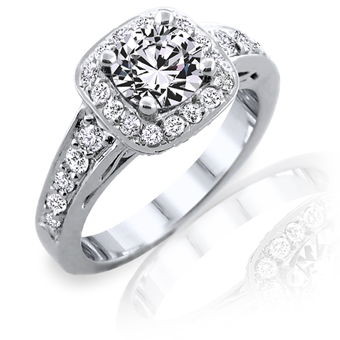 White Gold Engagement Ring