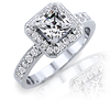 White Gold Engagement Ring