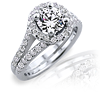 White Gold Engagement Ring